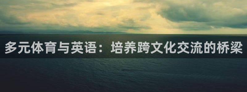 v66体育彩票平台正规吗可靠吗：多元体育与英语：培养跨文化交流的桥梁